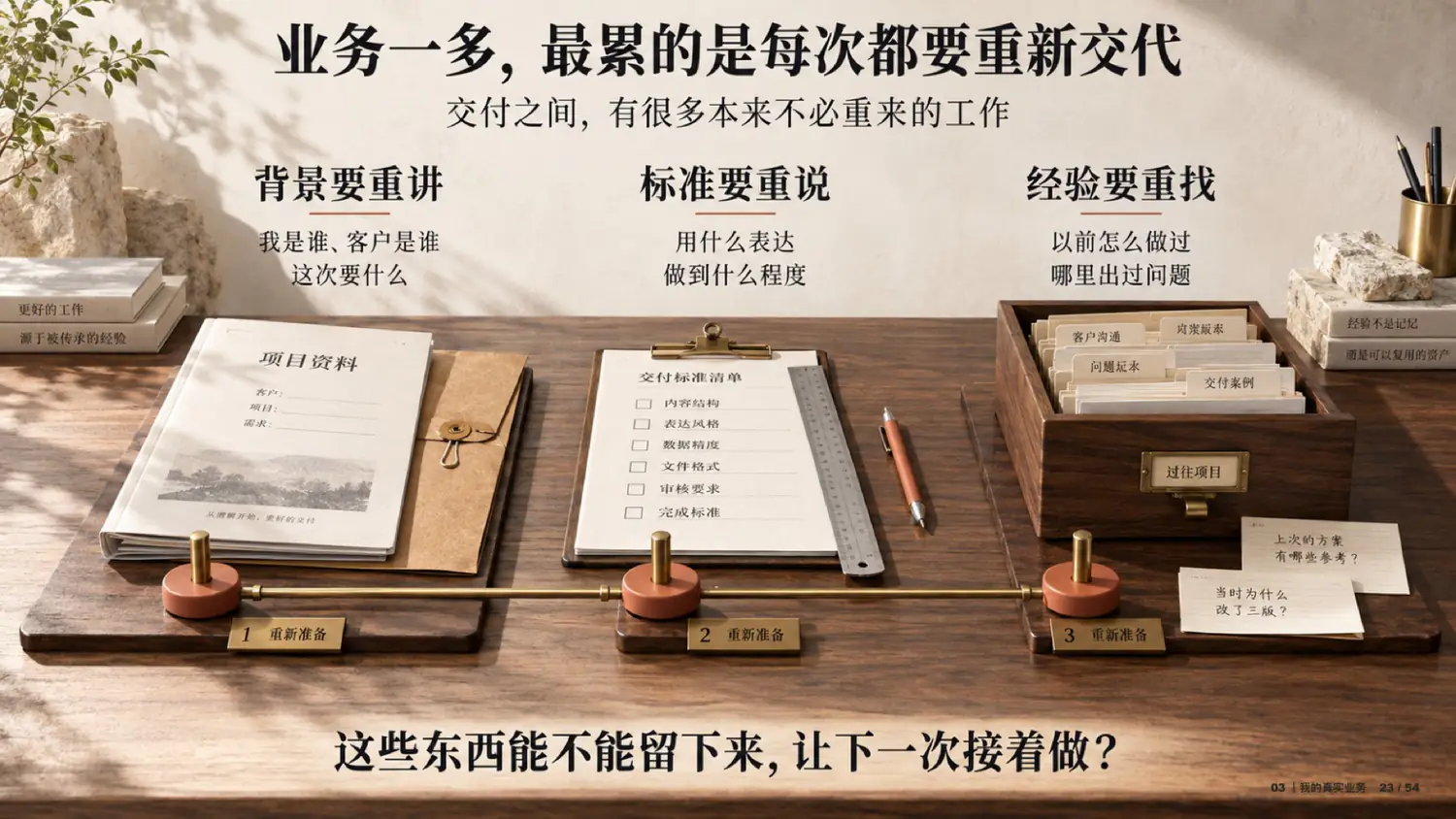 背景、标准、经验反复解释，才是真正的隐形成本