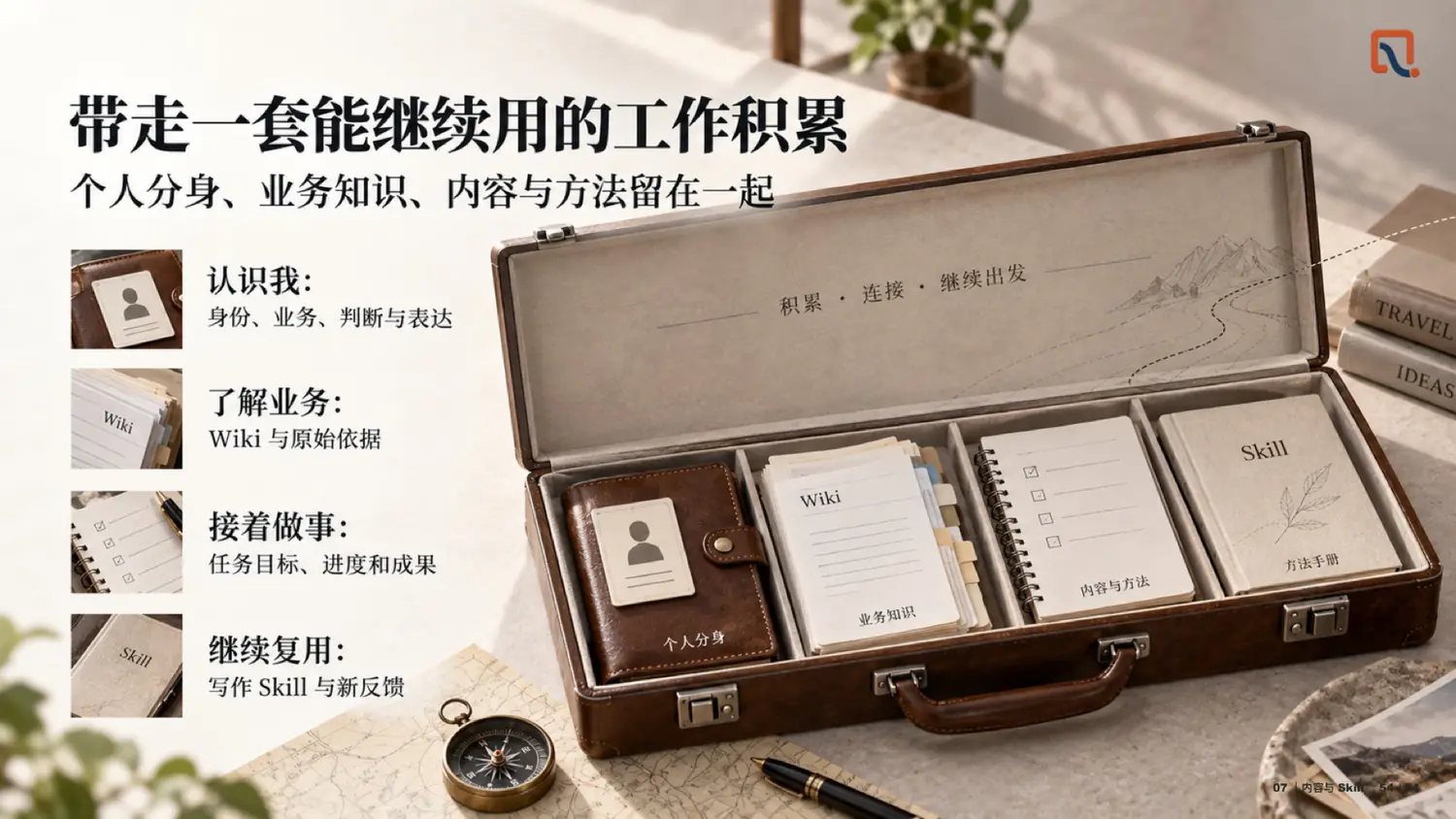 带走一套能继续用的工作积累
